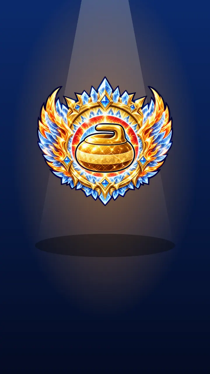 The Grand Slam rank emblem under a spotlight